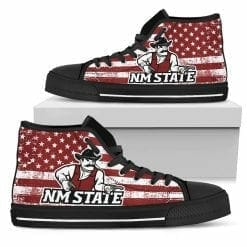 Alternative view of NCAA New Mexico State Aggies High Top Shoes