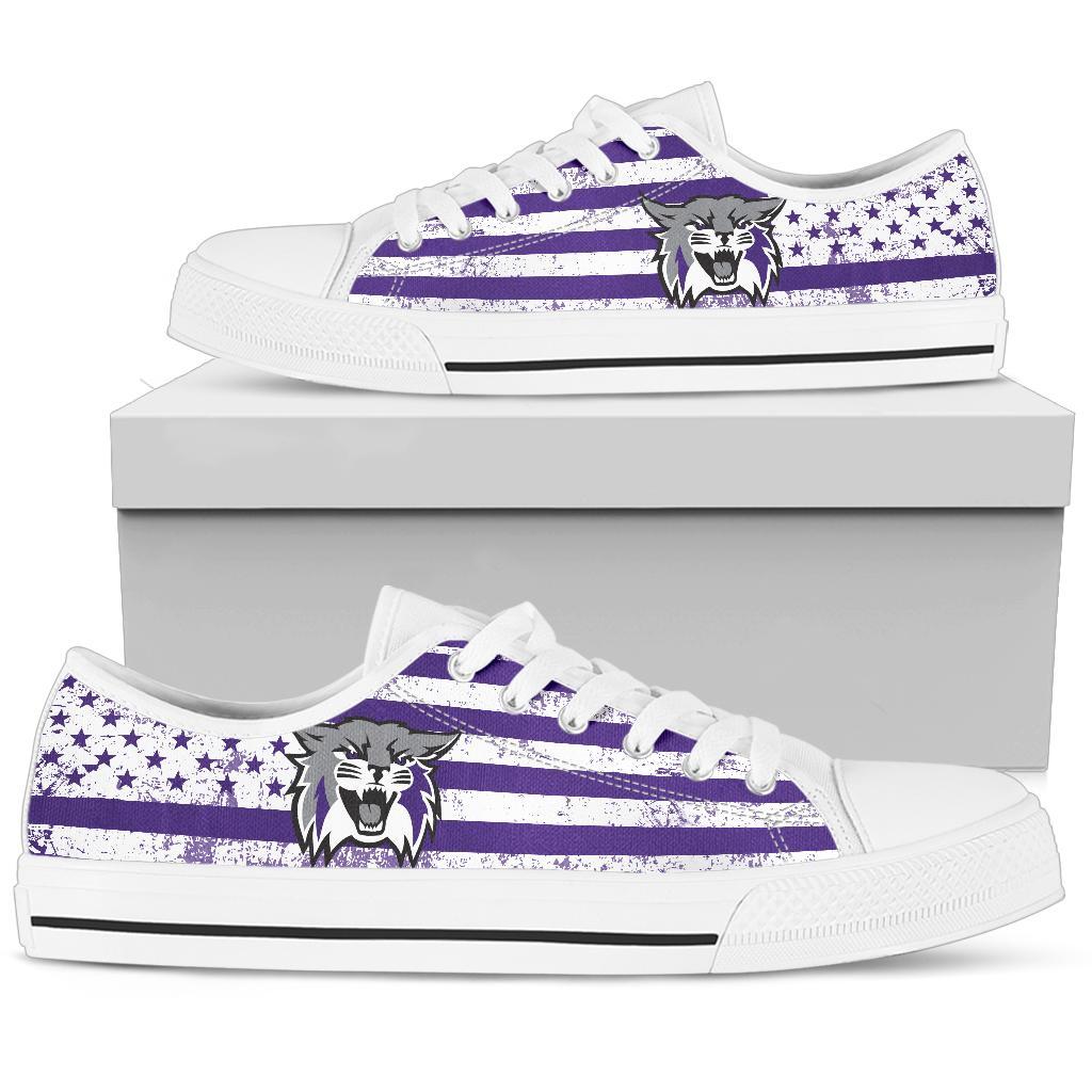 NCAA Weber State Wildcats Low Top Shoes