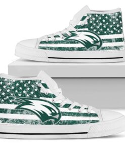 NCAA Wagner Seahawks High Top Shoes