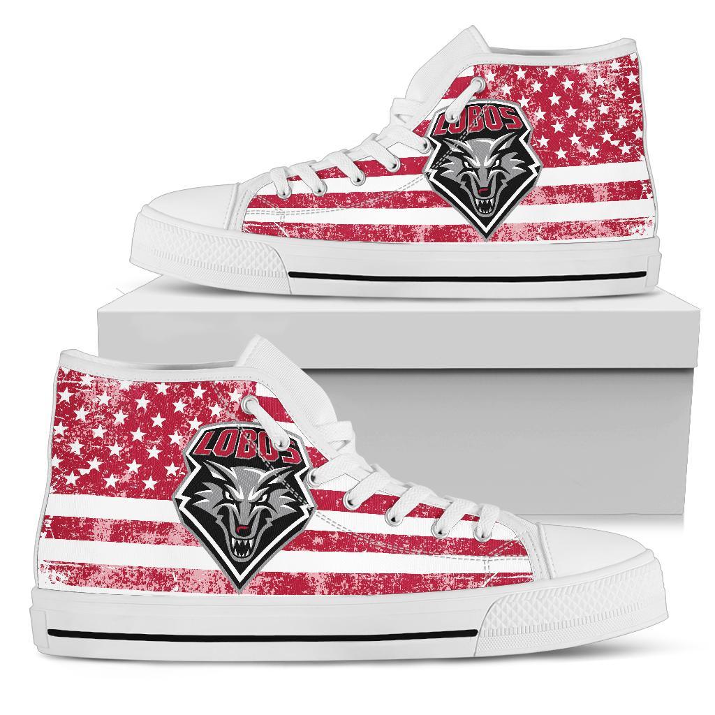 NCAA New Mexico Lobos High Top Shoes