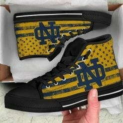 NCAA Notre Dame Fighting Irish High Top Shoes - Image 3