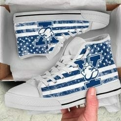 NCAA Yale Bulldogs High Top Shoes - Image 4