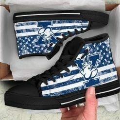 NCAA Yale Bulldogs High Top Shoes - Image 3