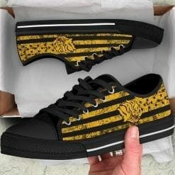 NCAA Arkansas-Pine Bluff Golden Lions Low Top Shoes - Image 4