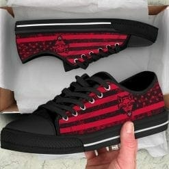 NCAA Arkansas State Red Wolves Low Top Shoes - Image 3