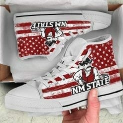 NCAA New Mexico State Aggies High Top Shoes - Image 3