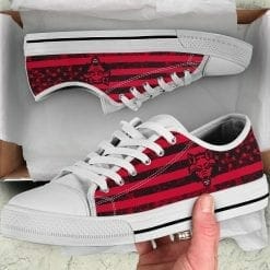 NCAA Arkansas State Red Wolves Low Top Shoes - Image 4