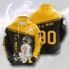 NFL Pittsburgh Steelers T. J. Watt Black Gold Pullover Hoodie