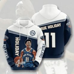 NBA New Orleans Pelicans Jrue Holiday Pullover Hoodie