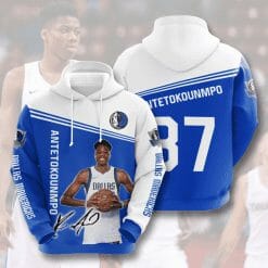 NBA Dallas Mavericks Kostas Antetokounmpo Pullover Hoodie