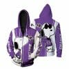 NFL Baltimore Ravens Snoopy Zip Up Hoodie