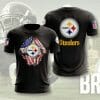 NFL Pittsburgh Steelers Tearing Open Logo T-Shirt