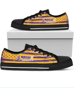 NCAA LSU Shreveport Pilots Low Top Shoes - Image 2