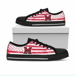 Alternative view of NCAA Miami University RedHawks Low Top Shoes