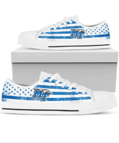 NCAA Mid. Tenn. St. Blue Raiders Low Top Shoes