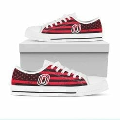NCAA Nebraska Omaha Mavericks Low Top Shoes