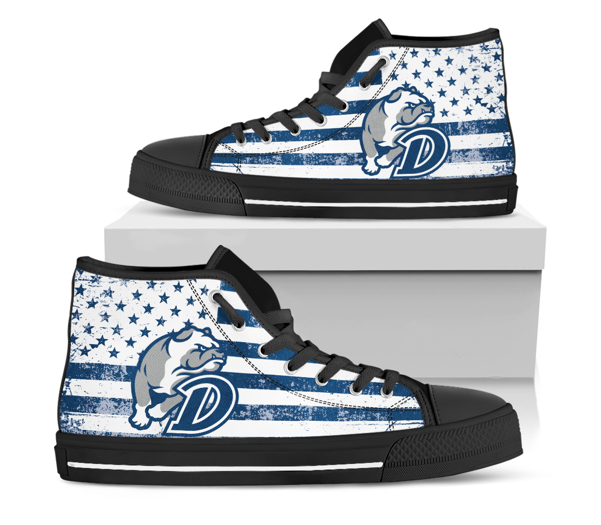 Alternative view of NCAA Drake Bulldogs High Top Shoes