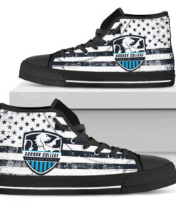 Alternative view of NCAA Gordon College Scots High Top Shoes