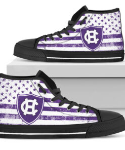 Alternative view of NCAA Holy Cross Crusaders High Top Shoes