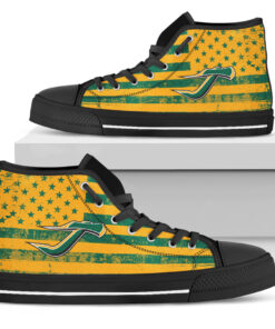Alternative view of NCAA Humboldt State Jacks High Top Shoes