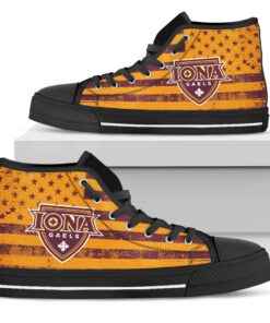 Alternative view of NCAA Iona College Gaels High Top Shoes