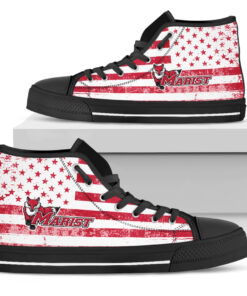 Alternative view of NCAA Marist Red Foxes High Top Shoes