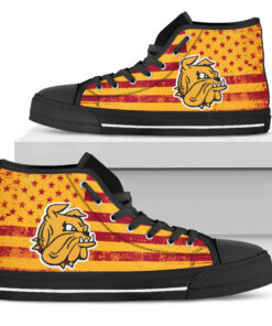 Alternative view of NCAA Minnesota Duluth Bulldogs High Top Shoes