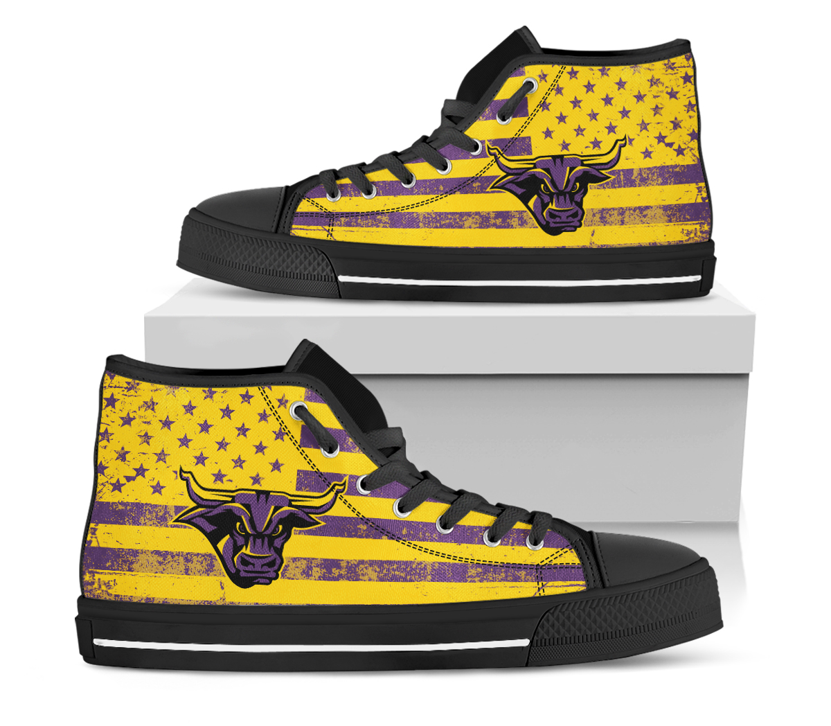 Alternative view of NCAA Minnesota State Mavericks High Top Shoes