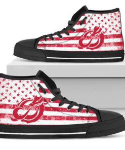 Alternative view of NCAA Minnesota State Moorhead Dragons High Top Shoes