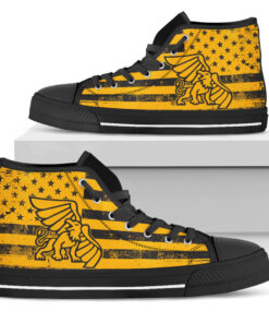 Alternative view of NCAA Missouri Western State Griffons High Top Shoes