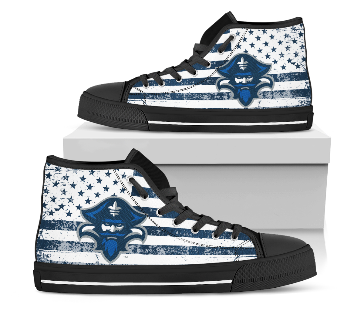 Alternative view of NCAA New Orleans Privateers High Top Shoes