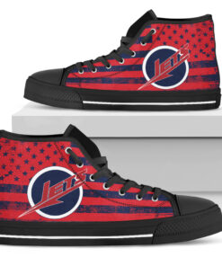 Alternative view of NCAA Newman Jets High Top Shoes