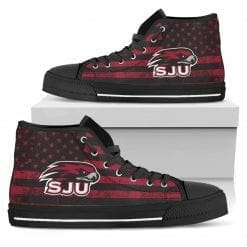 NCAA Saint Joseph's Hawks High Top Shoes - Image 2