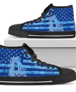Alternative view of NCAA Spelman College Jaguars High Top Shoes