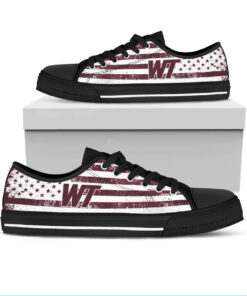 Alternative view of NCAA West Texas A&M Buffaloes Low Top Shoes