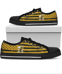 Alternative view of NCAA West Virginia State Yellow Jackets Low Top Shoes