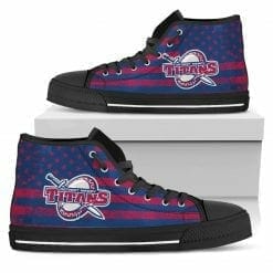 Alternative view of NCAA University of Detroit Mercy Titans High Top Shoes