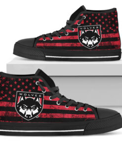 NCAA Western Oregon Wolves High Top Shoes - Image 2