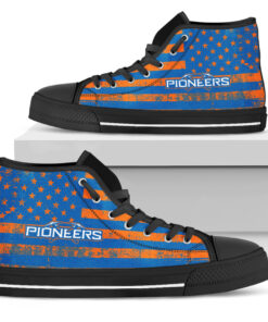 Alternative view of NCAA Wisconsin-Platteville Pioneers High Top Shoes