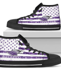 Alternative view of NCAA Wisconsin-Whitewater Warhawks High Top Shoes