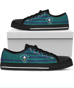 Alternative view of NCAA UNC Wilmington Seahawks Low Top Shoes
