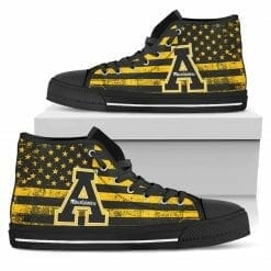 Alternative view of NCAA Appalachian State Mountaineers High Top Shoes