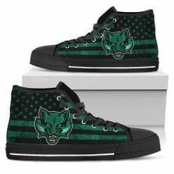 Alternative view of NCAA Binghamton Bearcats High Top Shoes