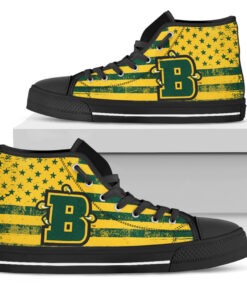 Alternative view of NCAA Brockport Golden Eagles High Top Shoes