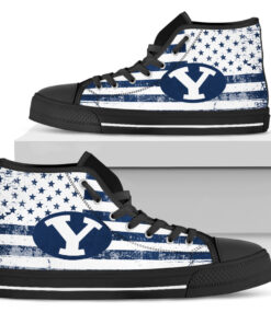 Alternative view of NCAA BYU Cougars High Top Shoes