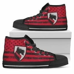Alternative view of NCAA Carnegie Mellon Tartans High Top Shoes