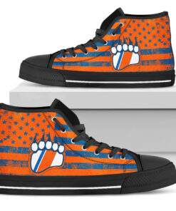 Alternative view of NCAA Coast Guard Academy Bears High Top Shoes