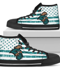Alternative view of NCAA Coastal Carolina Chanticleers High Top Shoes