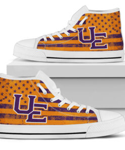NCAA Evansville Purple Aces High Top Shoes