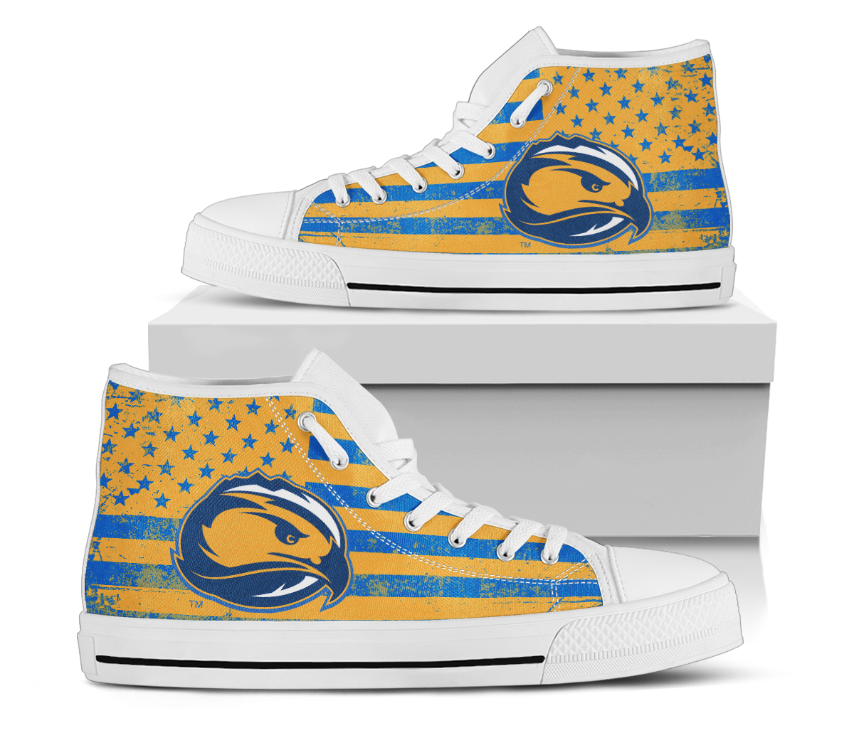 NCAA Fort Lewis College Skyhawks High Top Shoes